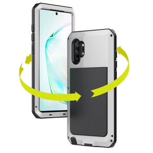 Étui de téléphone en aluminium en aluminium en métal imperméable d'armure de luxe pour Samsung S9