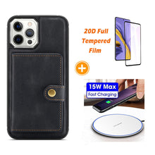 Load image into Gallery viewer, New Magnetic Separation Wallet Phone Case For iPhone 12Pro Max