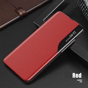 Luxury Smart Window Magnetic Flip Leather Case For Samsung Galaxy S20 Plus