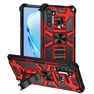 Luxury Armor Shockproof With Kickstand For Samsung Galaxy A21(US)