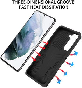 Phone Warrior Multi-function Bracket Belt Clip Case For Samsung S22 Plus 5G