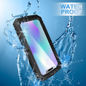【For iPhone 11 series】Luxury Doom Armor Waterproof Metal Aluminum Kickstand Phone Case