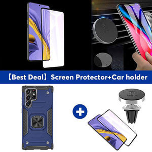 【HOT】Vehicle-mounted Shockproof Armor Phone Case  For SAMSUNG Galaxy S22ULTRA