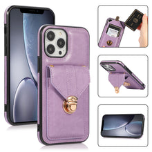 Load image into Gallery viewer, Snap Crossbody Card Wallet Leather Case For iPhone 13 ProMax