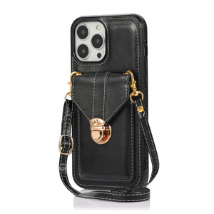 Snap Crossbody Card Wallet Leather Case For iPhone 11 ProMax