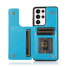 Load image into Gallery viewer, New Luxury Wallet Phone Case For Samsung Galaxy S21 Ultra 5G
