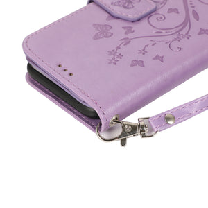 Portefeuille en cuir à fermeture à glissière de luxe Flip Multi Card Slots Cover Coque pour iPhone 7/8