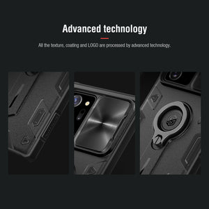 【Black rhino】Luxury Sliding Lens Protection ring holder case for Samsung Note 20 Ultra