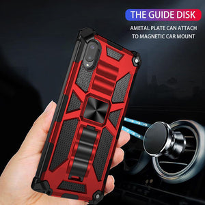 Luxury Armor Shockproof Case With Kickstand For Samsung Galaxy A02