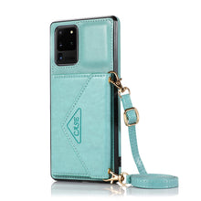 Load image into Gallery viewer, Triangle Crossbody Multifunctional Wallet Card Leather Case For Samsung S20 ULTRA