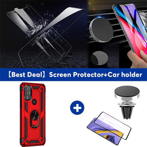 Luxury Armor Ring Bracket Phone Case For MOTO G Power (2022)-Fast Delivery