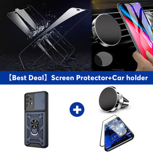 Luxury Lens Protection Vehicle-mounted Shockproof Case For Samsung A32