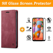 Load image into Gallery viewer, RFID Blocking Anti-theft Swipe Card Wallet Phone Case For SAMSUNG Galaxy A12