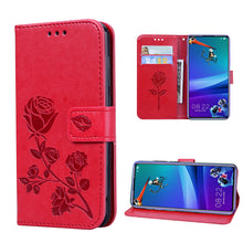 Load image into Gallery viewer, 2021 Upgraded 3D Embossed Rose Wallet Phone Case For SAMSUNG S20ULTRA