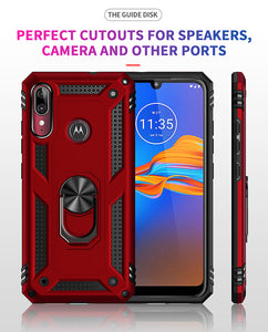 2022 Luxury Armor Ring Bracket Phone case For MOTO E6 Plus-Fast Delivery