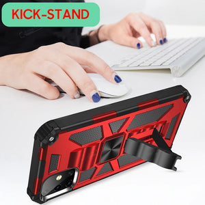 Luxury Armor Shockproof With Kickstand For SAMSUNG A71