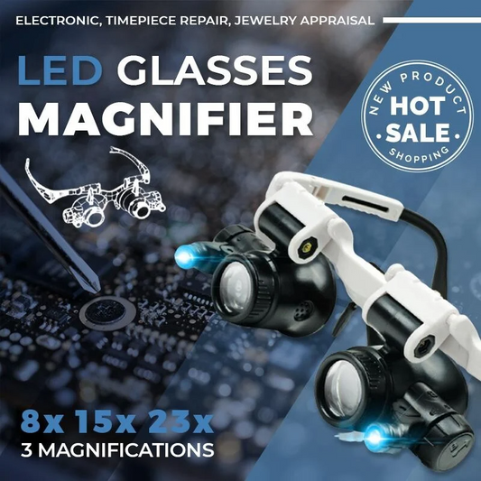 Sherum LED Glasses Magnifier