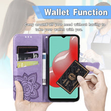 Load image into Gallery viewer, Luxury Embossed Butterfly Leather Wallet Flip Case For Samsung Galaxy S21 FE 5G