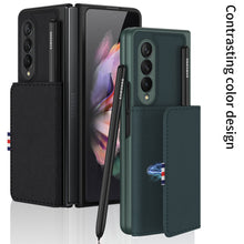 Load image into Gallery viewer, Samsung Z Fold 3 5G All-inclusive With Pen Slot Wallet  Phone Case
