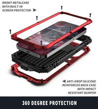 Load image into Gallery viewer, 【For iPhone 13mini】Luxury Doom Armor Waterproof Metal Aluminum Kickstand Phone Case