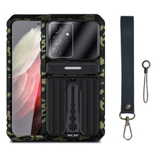 Load image into Gallery viewer, 【Samsung S21 Series】Back Clip Bracket Waterproof Aluminum 360° Protective Phone Case