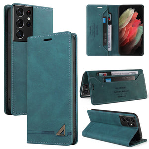 High Cortex Magnetic Card Phone Case For SAMSUNG S21 Ultra