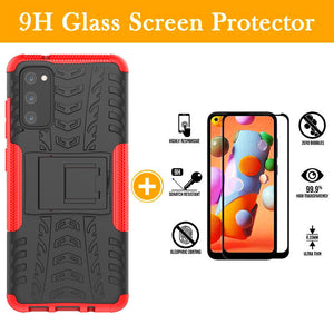 Rubber Hard Armor Cover Case For Samsung Galaxy A02S