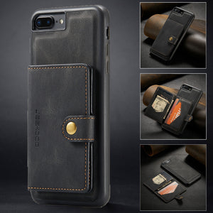 Nouveau boîtier de téléphone à portefeuille magnétique pour iPhone 7PLUS/ 8PLUS