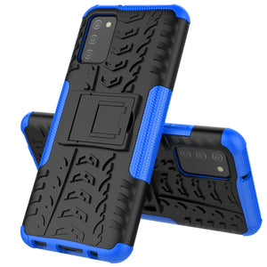 Rubber Hard Armor Cover Case For Samsung Galaxy A02S