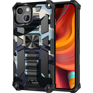 Camouflage Luxury Armor Shockproof Case With Kickstand For iPhone 13/13Pro/13ProMax/13Mini