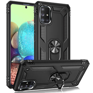 Luxury Armor Ring Bracket Phone Case For Samsung A Series
