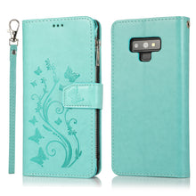 Load image into Gallery viewer, Luxury Zipper Leather Wallet Flip Multi Card Slots Case For Samsung Galaxy NOTE9