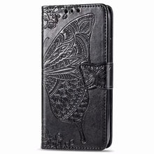 Load image into Gallery viewer, Luxury Embossed Butterfly Leather Wallet Flip Case For Samsung Galaxy S10E