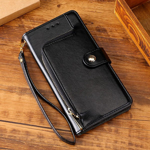 All New Multifunctional Zipper Wallet Leather Flip Case For SAMSUNG Galaxy S10 Series