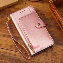 Load image into Gallery viewer, All New Multifunctional Zipper Wallet Leather Flip Case For SAMSUNG Galaxy A12