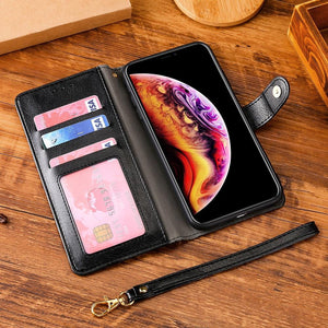 All New Multifunctional Zipper Wallet Leather Flip Case For SAMSUNG Galaxy A12