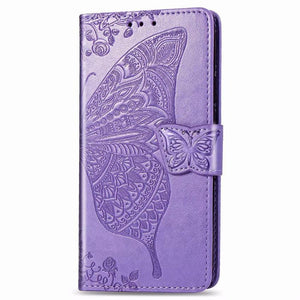 Luxury Embossed Butterfly Leather Wallet Flip Case For Samsung Galaxy S10 Plus