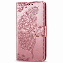 Load image into Gallery viewer, Luxury Embossed Butterfly Leather Wallet Flip Case For Samsung Galaxy S10E