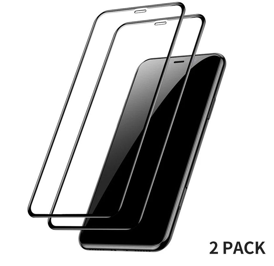 0.3mm Full Coverage Tempered Glass Screen Protector For iPhone-2 pack